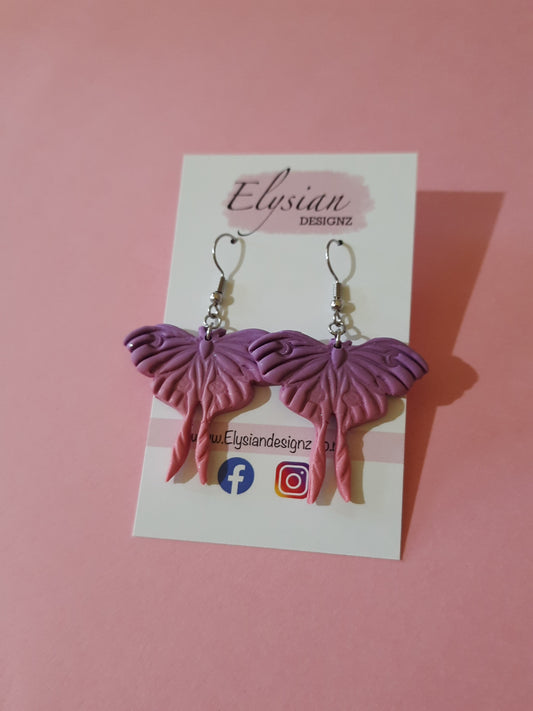 Lavender/ Berry Crush Luna Moths