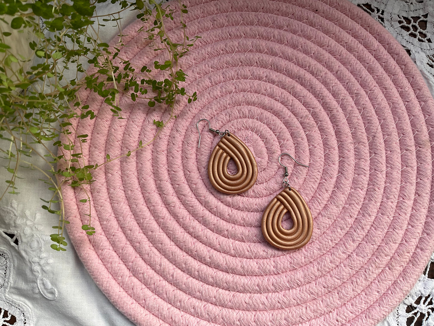 Rose Gold Swirls