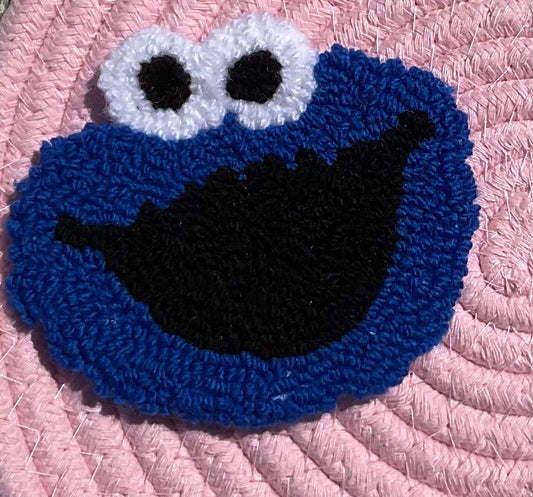 Cookie Monster Mug Rug