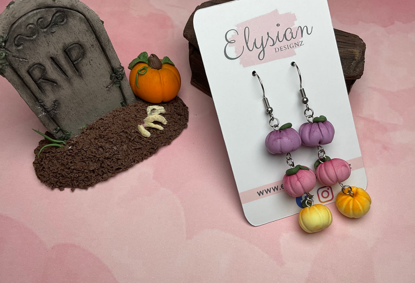 Pumpkins – NZ Polymer Clay Earrings