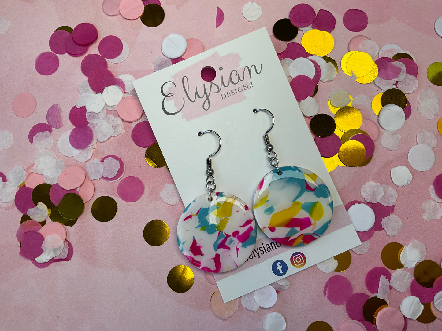 Pansexual Subtles – Polymer Clay Earrings NZ
