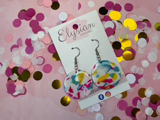 Pansexual Subtles – Polymer Clay Earrings NZ
