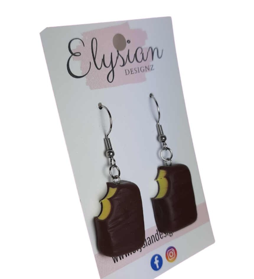 Pineapple Lump Dangle Earrings | Handmade Polymer Clay NZ