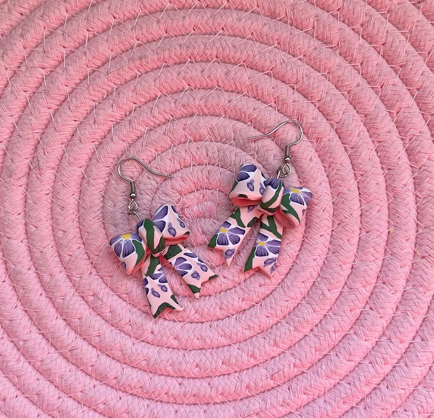 Bows – NZ Polymer Clay Earrings