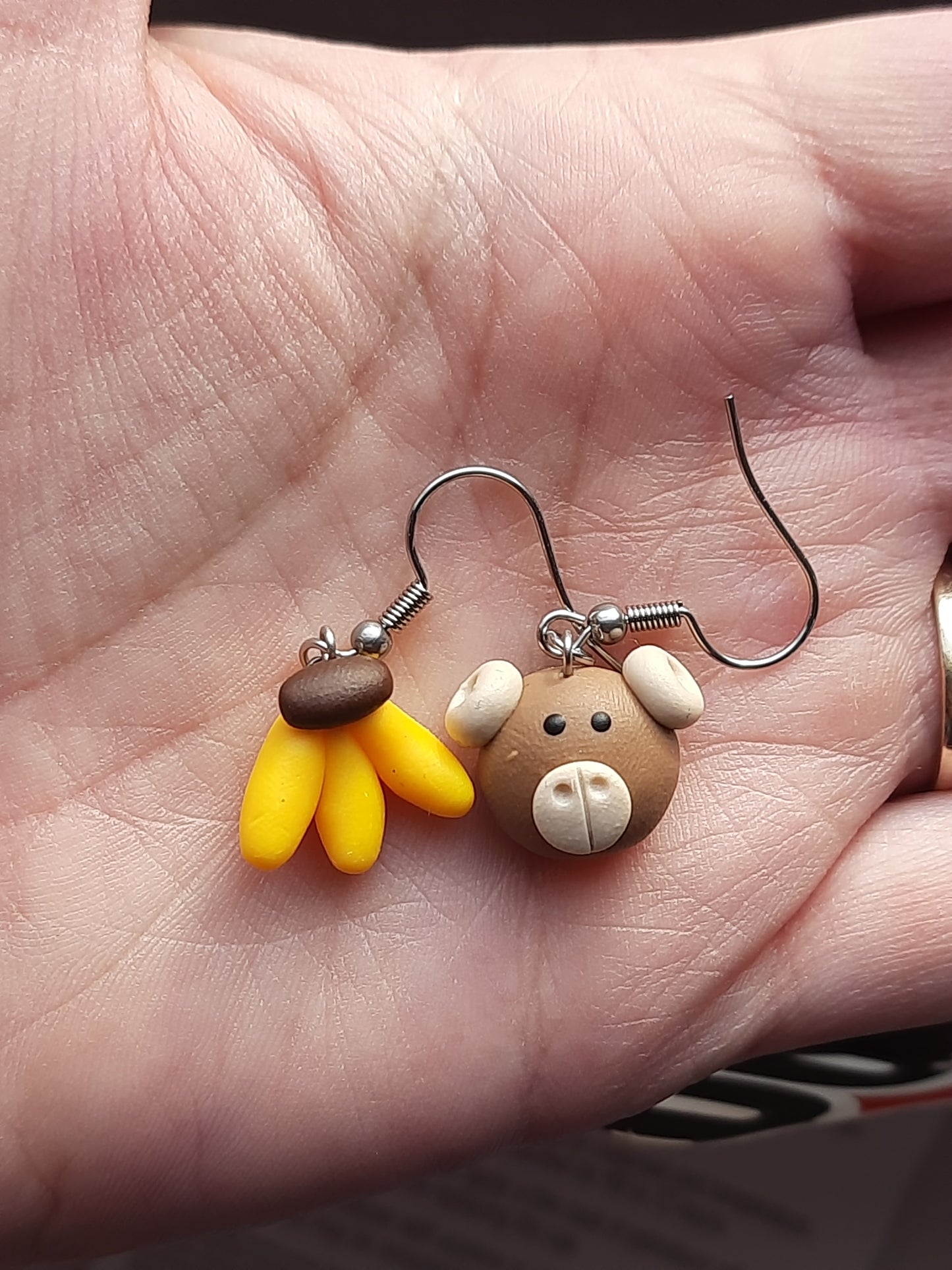 Monkeys – Polymer Clay Earrings NZ
