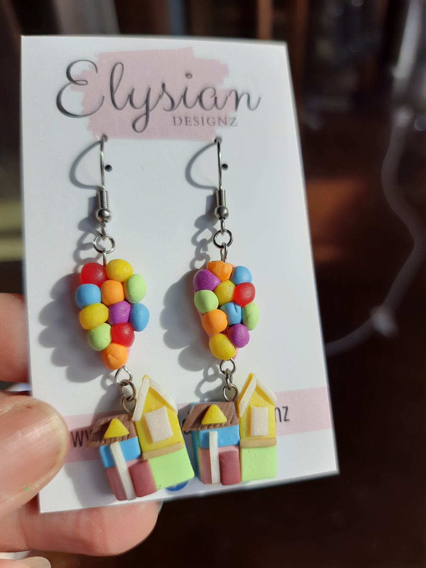 "Up" Earrings – NZ Polymer Clay Earrings