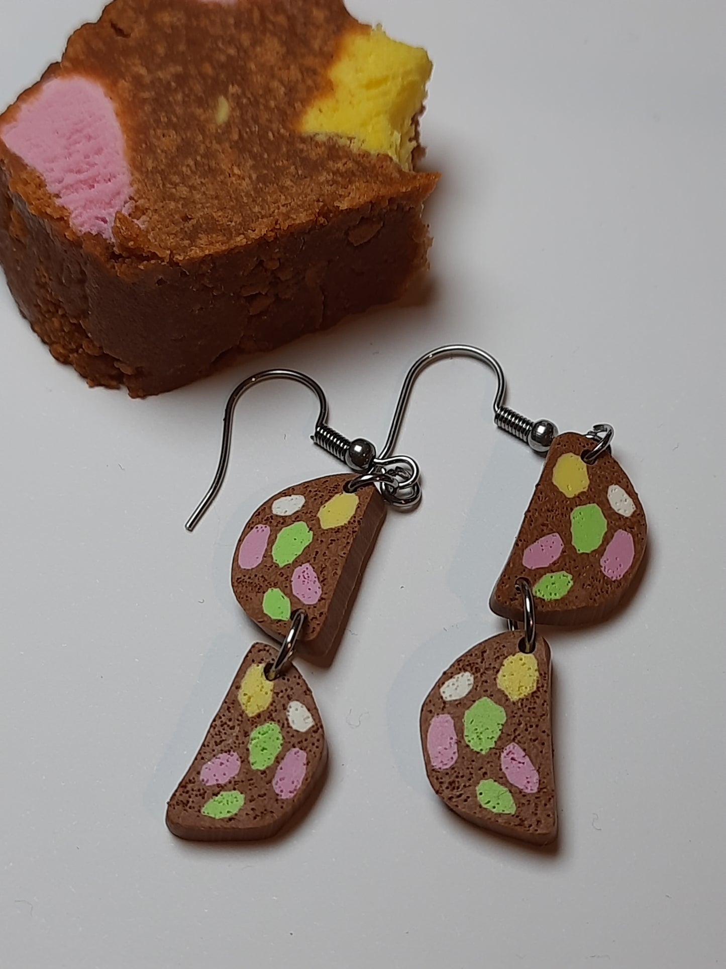 Lolly Cake – NZ Polymer Clay Earrings