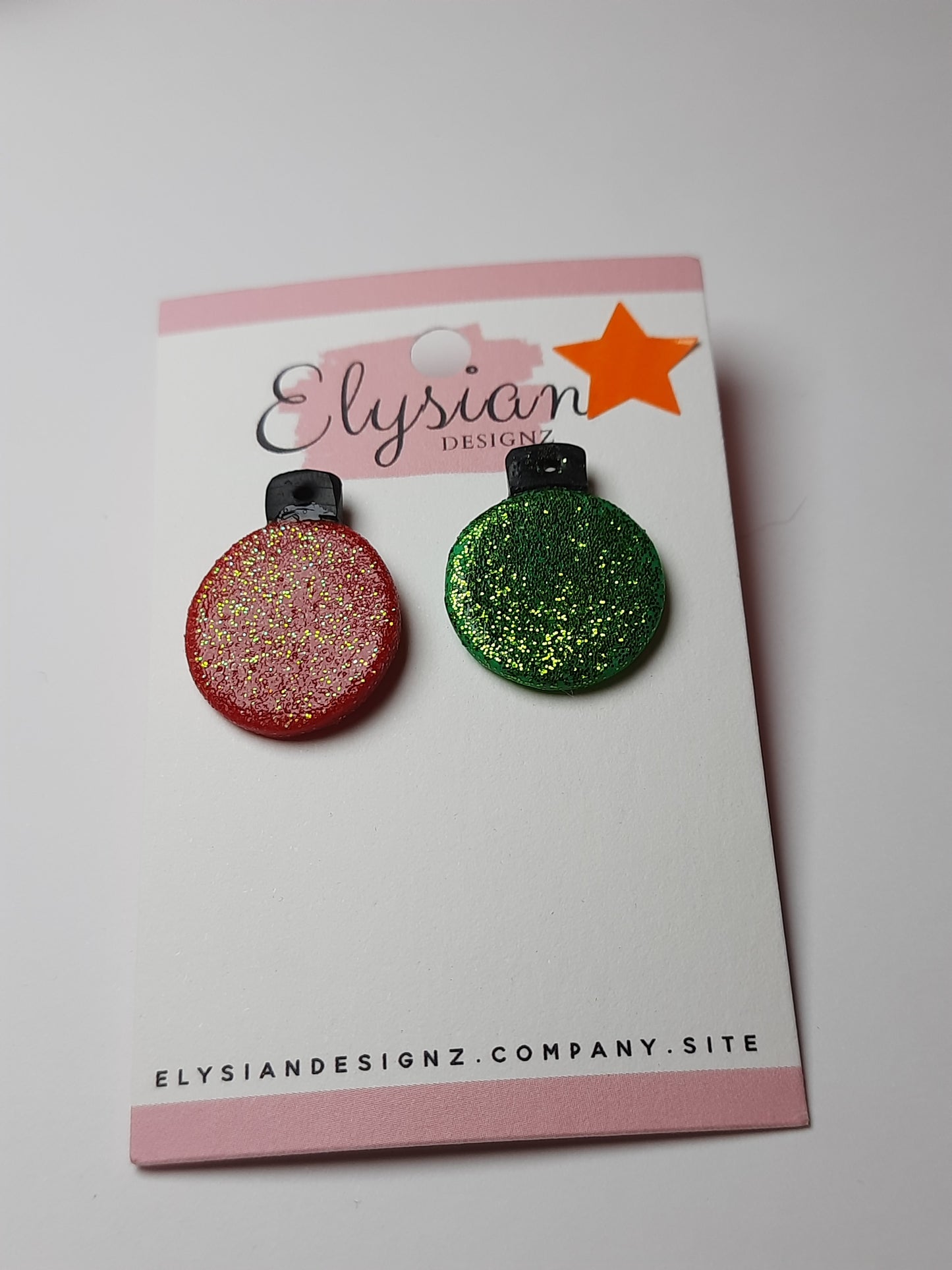 Bauble Earrings – NZ Polymer Clay Earrings
