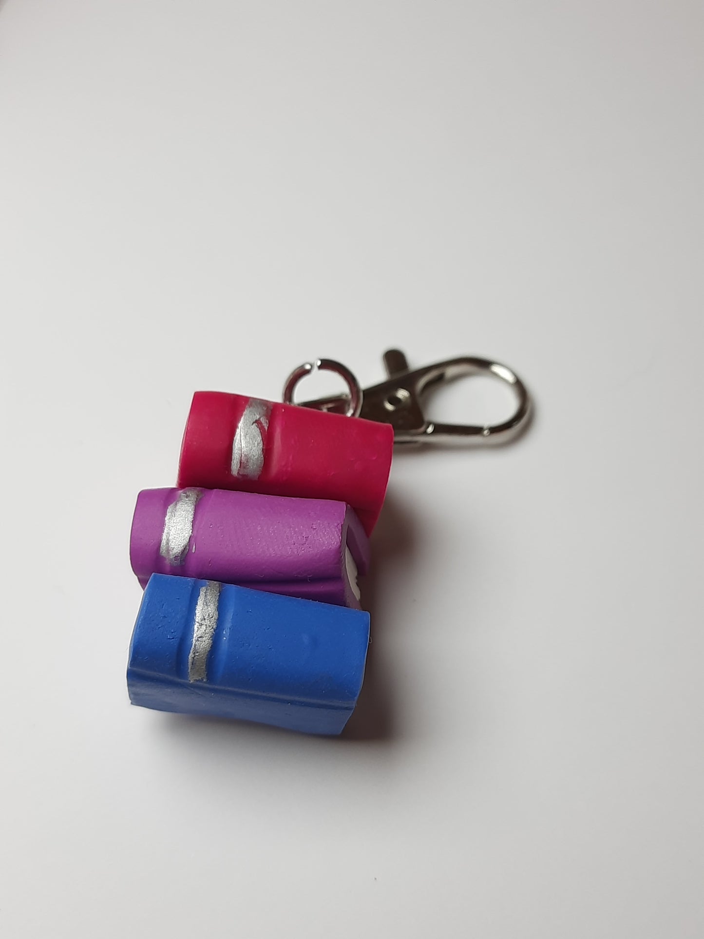 Bisexual Triple Books - NZ Polymer Clay Earrings