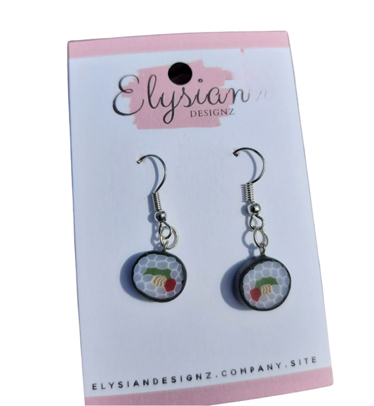 Sushi Dangle & Stud Earrings | Handmade Polymer Clay NZ