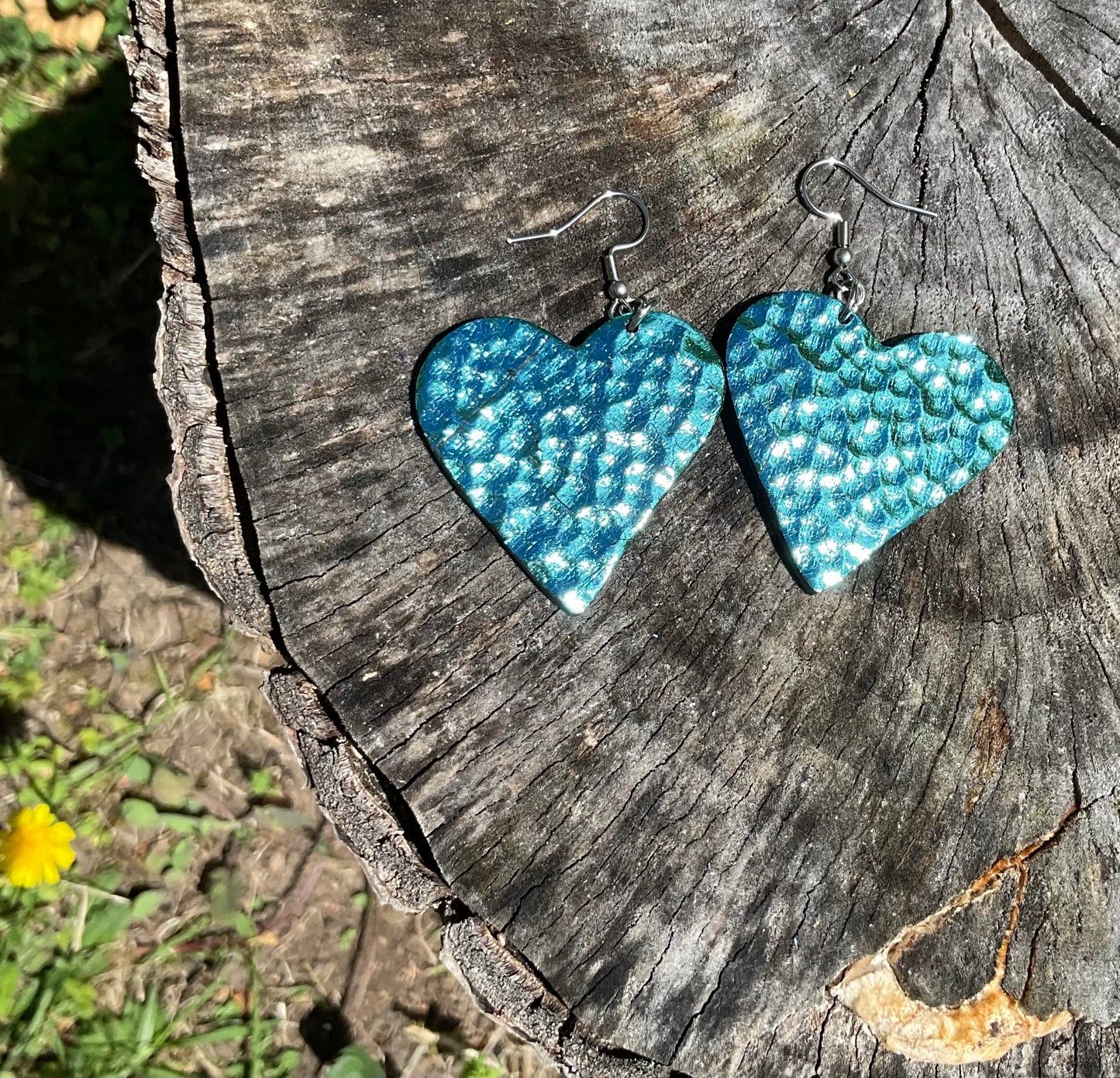Neptune's Hearts – Polymer Clay Earrings NZ
