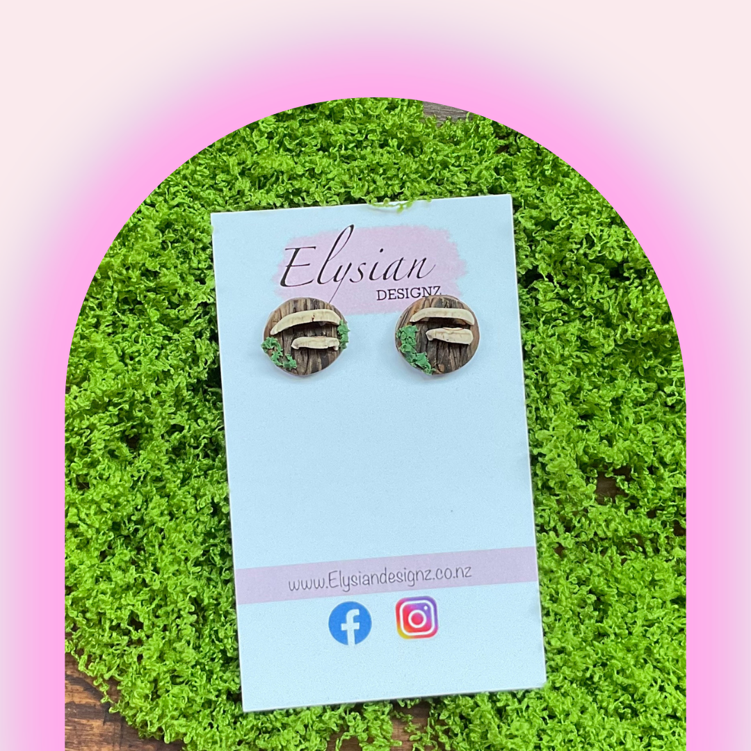 Bracket Studs - NZ Polymer Clay Earrings