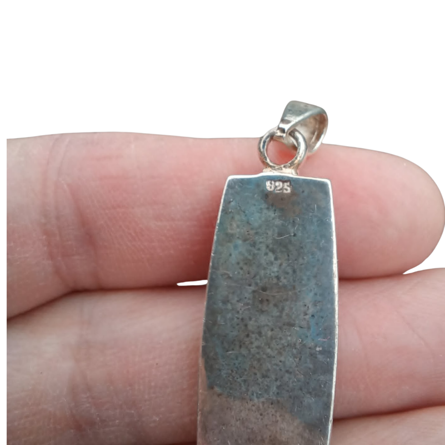 Sterling Silver Paua Mosaic Pendant | ElysianDesignz