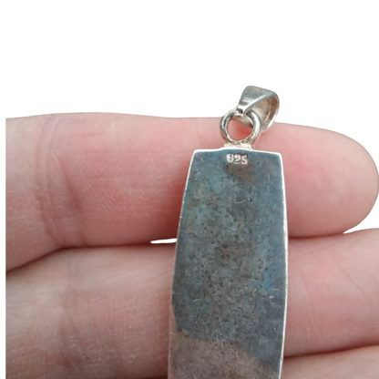 Sterling Silver Paua Mosaic Pendant | ElysianDesignz