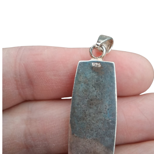 Sterling Silver Paua Mosaic Pendant | ElysianDesignz