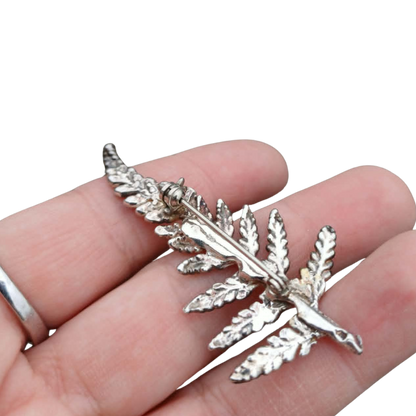 Sterling Silver Fern Brooch | ElysianDesignz