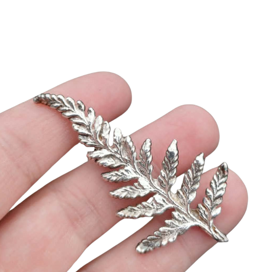Sterling Silver Fern Brooch | ElysianDesignz