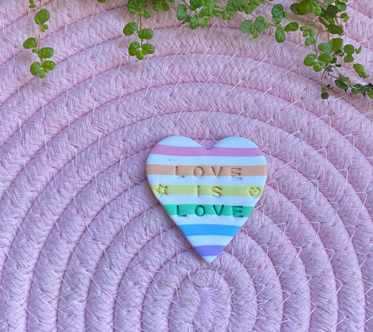 Love Is Love - NZ Polymer Clay Pins