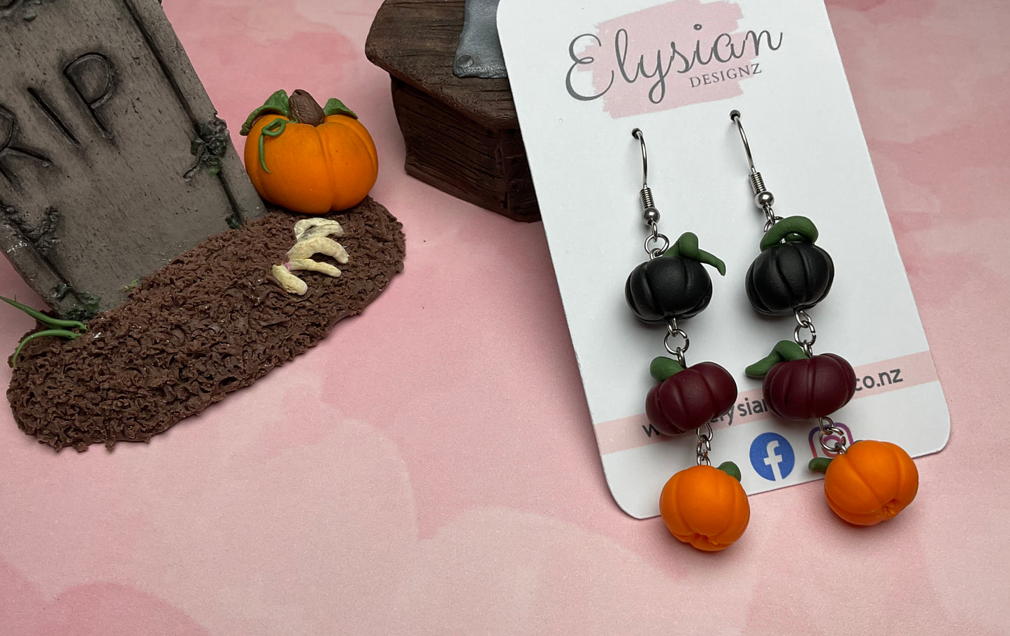 Pumpkins – NZ Polymer Clay Earrings