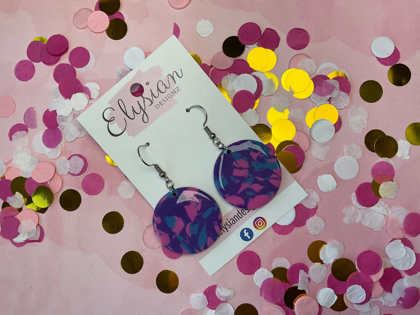 Rainbow Subtles – Polymer Clay Earrings NZ