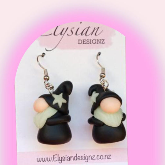 Wizard Gnomes - NZ Polymer Clay Earrings
