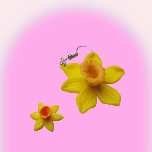 Daffodils - NZ Polymer Clay Earrings