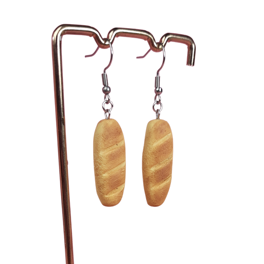 Baguette Dangle Earrings | Handmade Polymer Clay NZ