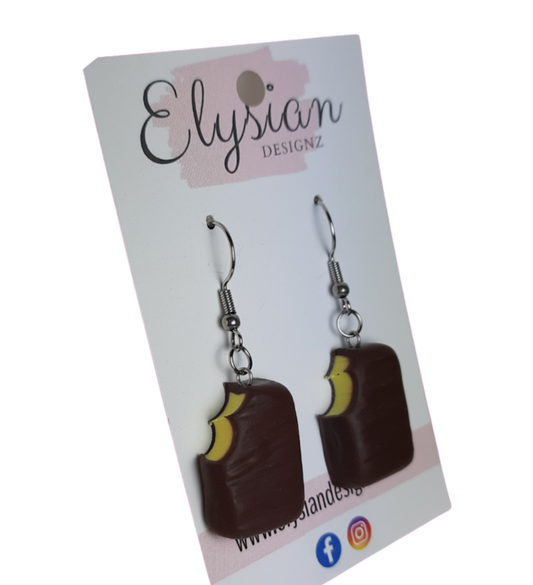 Pineapple Lump Dangle Earrings | Handmade Polymer Clay NZ