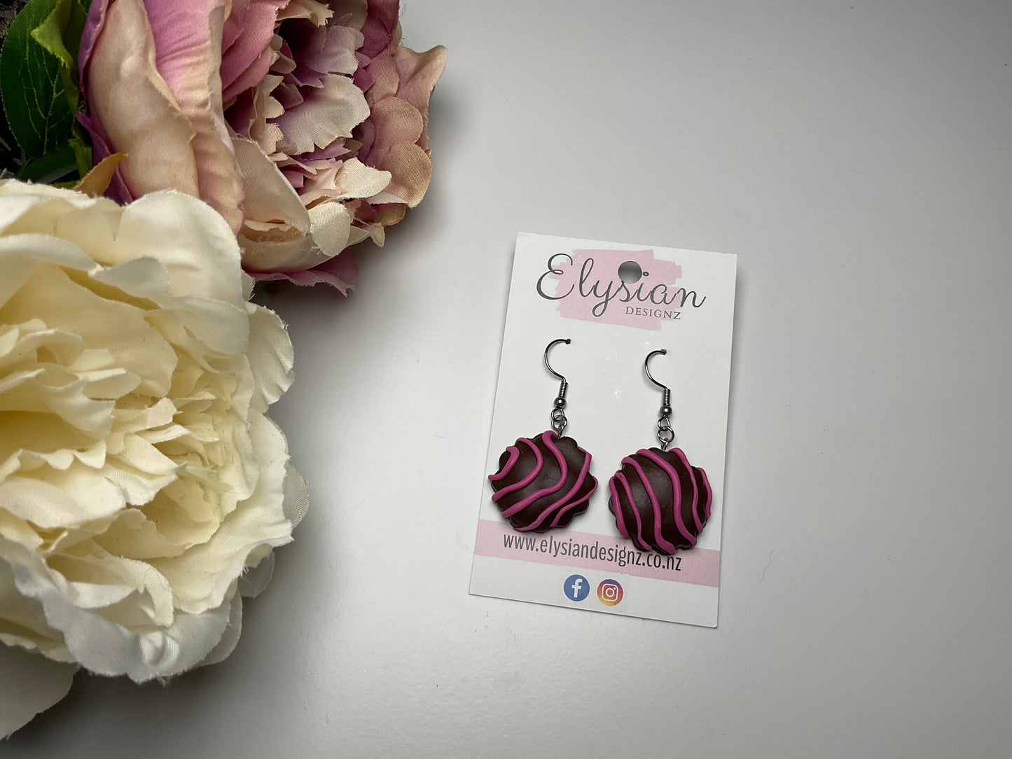 Squiggles Danglies – NZ Polymer Clay Earrings