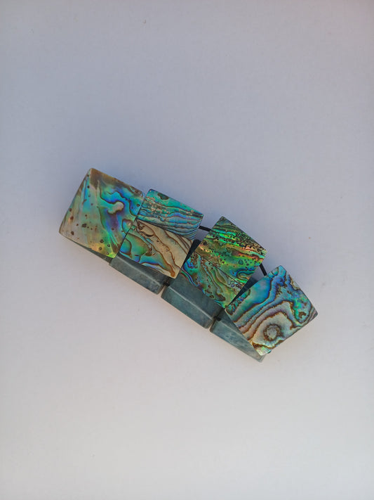 Paua Style Elastic Bracelet - Needs Restringing