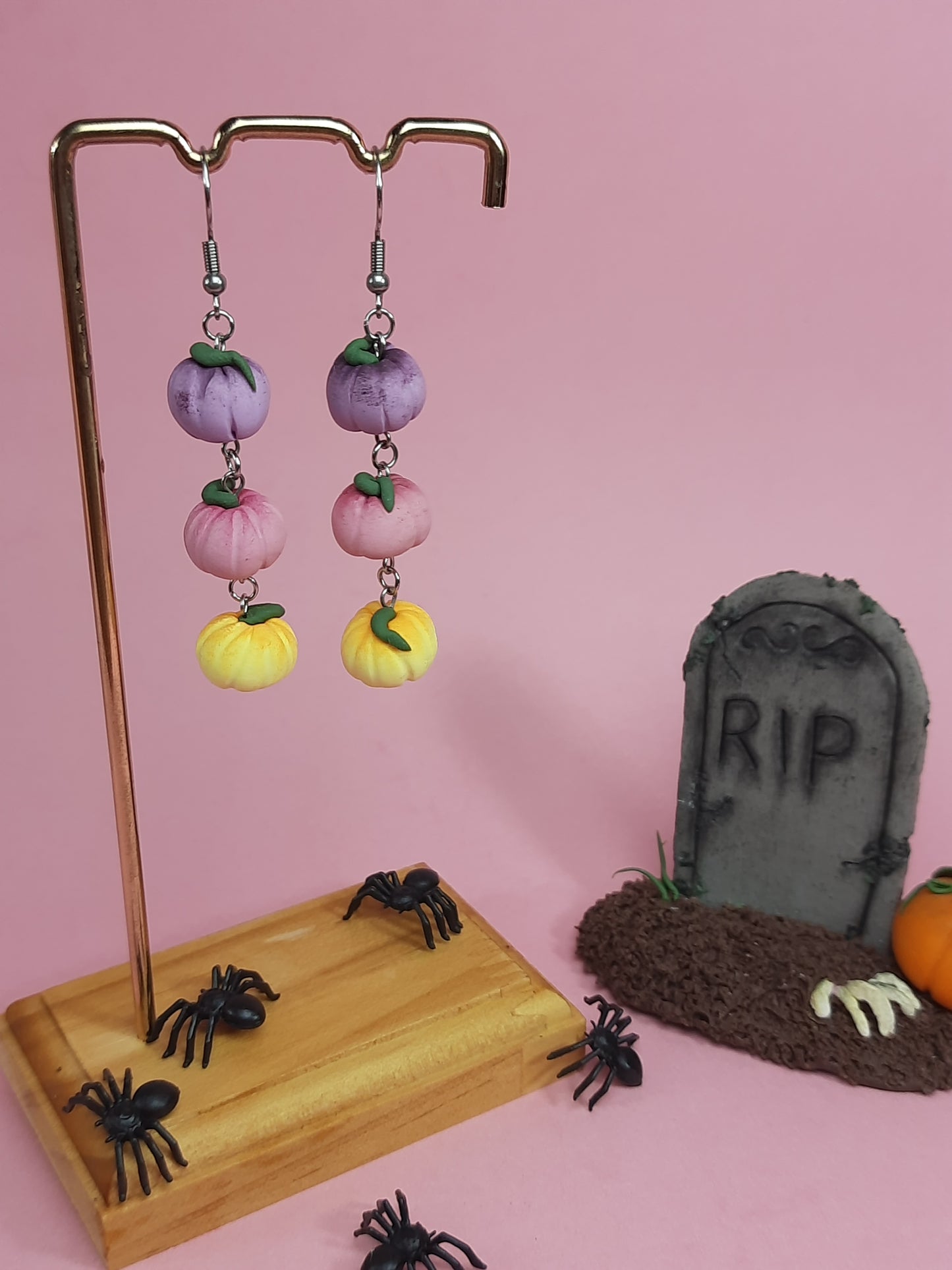 Pumpkins – NZ Polymer Clay Earrings