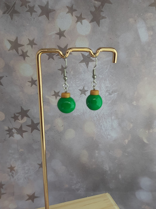 Bauble Earrings – NZ Polymer Clay Earrings