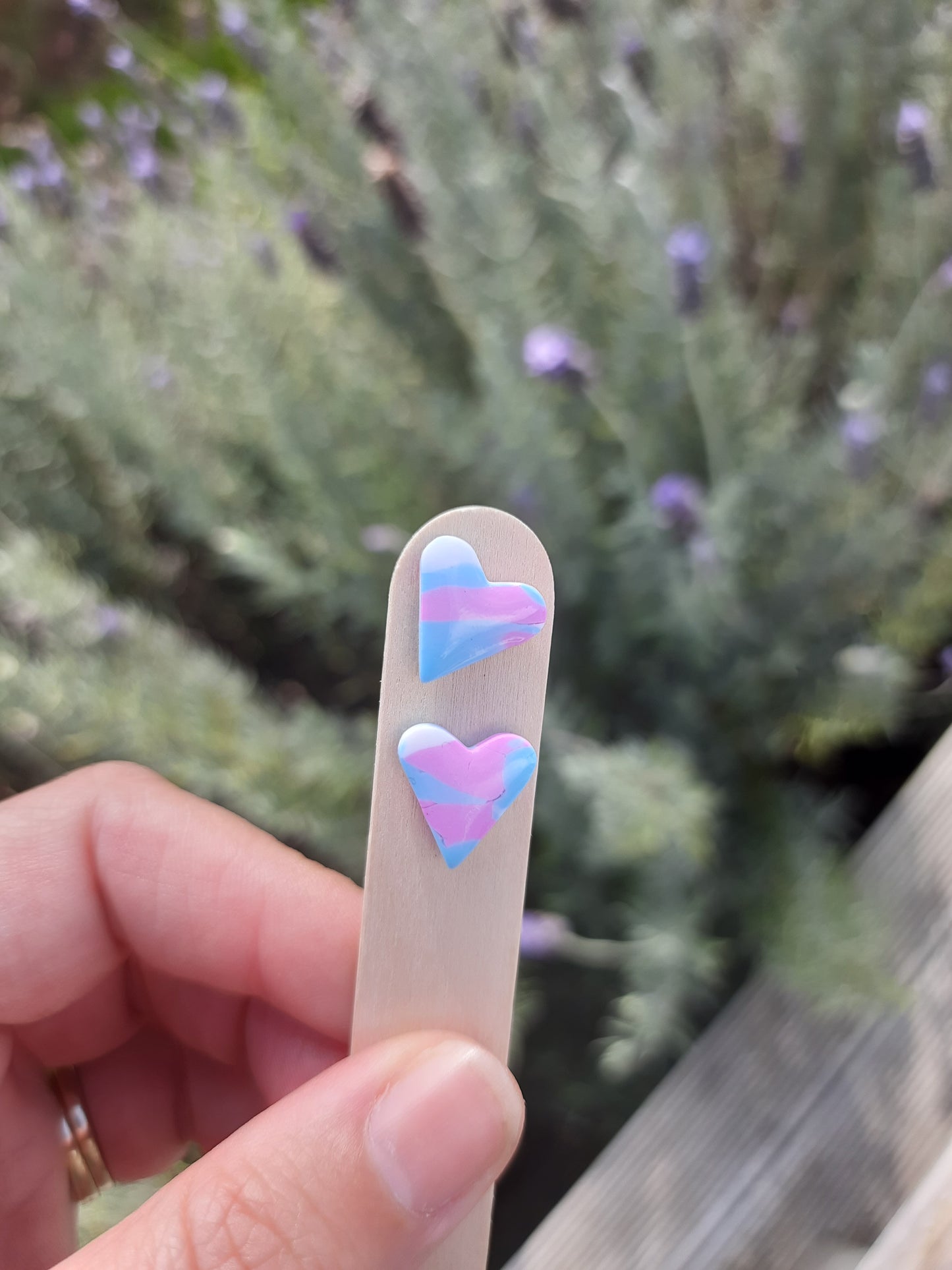 Trans Flag Studs