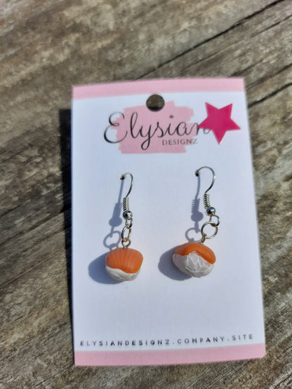 Sushi Dangle & Stud Earrings | Handmade Polymer Clay NZ