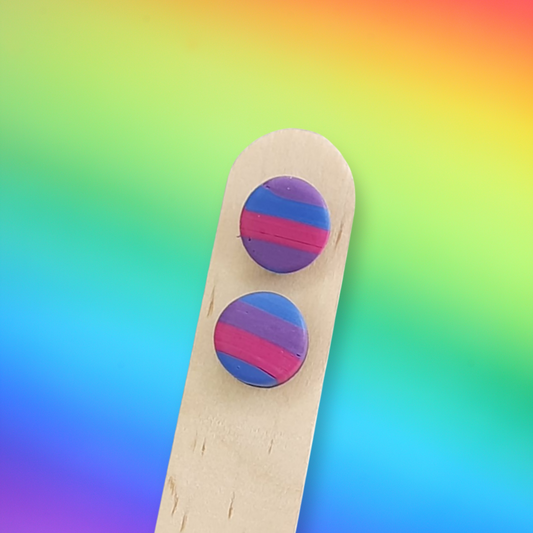 Bisexual Flag Studs